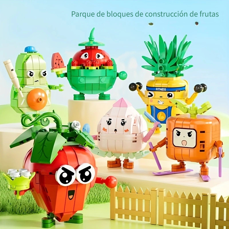 Mini Blocks Moc Comida rápida Hamburguesa Helado Papas fritas Bloques de  diamantes DIY Puzzle Asamblea Ornamento Juguetes para niños Regalo navideño