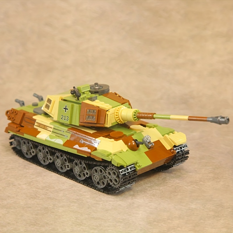 Sluban Military The King Tiger Heavey Tank 930pcs-AFOBRICK