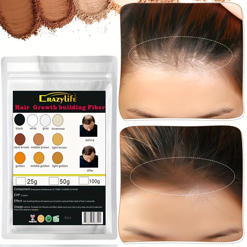 Poudre de cheveux densifiante naturelle 25g