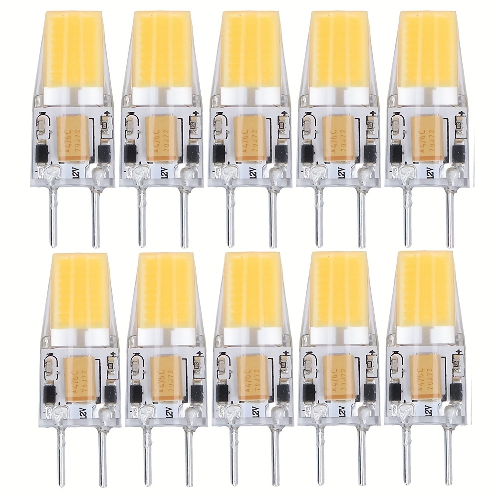 6pcs G4 Ampoule LED 12v Dc Dimmable Cob Led G4 Ampoule 1.5w 360