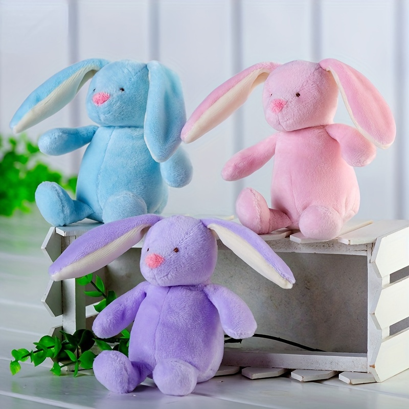 Peluche de conejo loco, lindo y terrible conejo de peluche de orejas  largas, adorable conejo de Pascua para ansiedad, regalo de cumpleaños para  niños