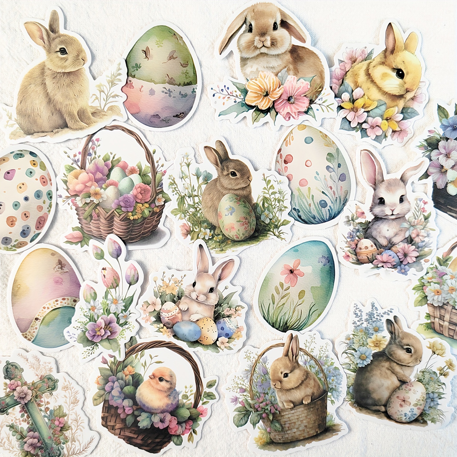 50 Pieces Easter Assorted Stampers Kids Self-Ink Stamps Plastic Animal  Stamp with 2 Sheets Easter Bunny Stickers Egg Stickers for Card Making  Envelope