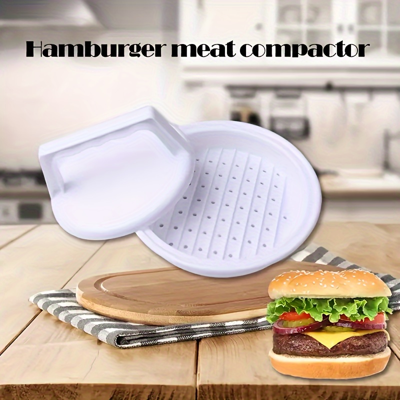 Cotolette hamburger in lega premere forma rotonda Non-Stick Chef Cotolette  Hamburger Carne Manzo Griglia Burger Press Patty Maker Stamp