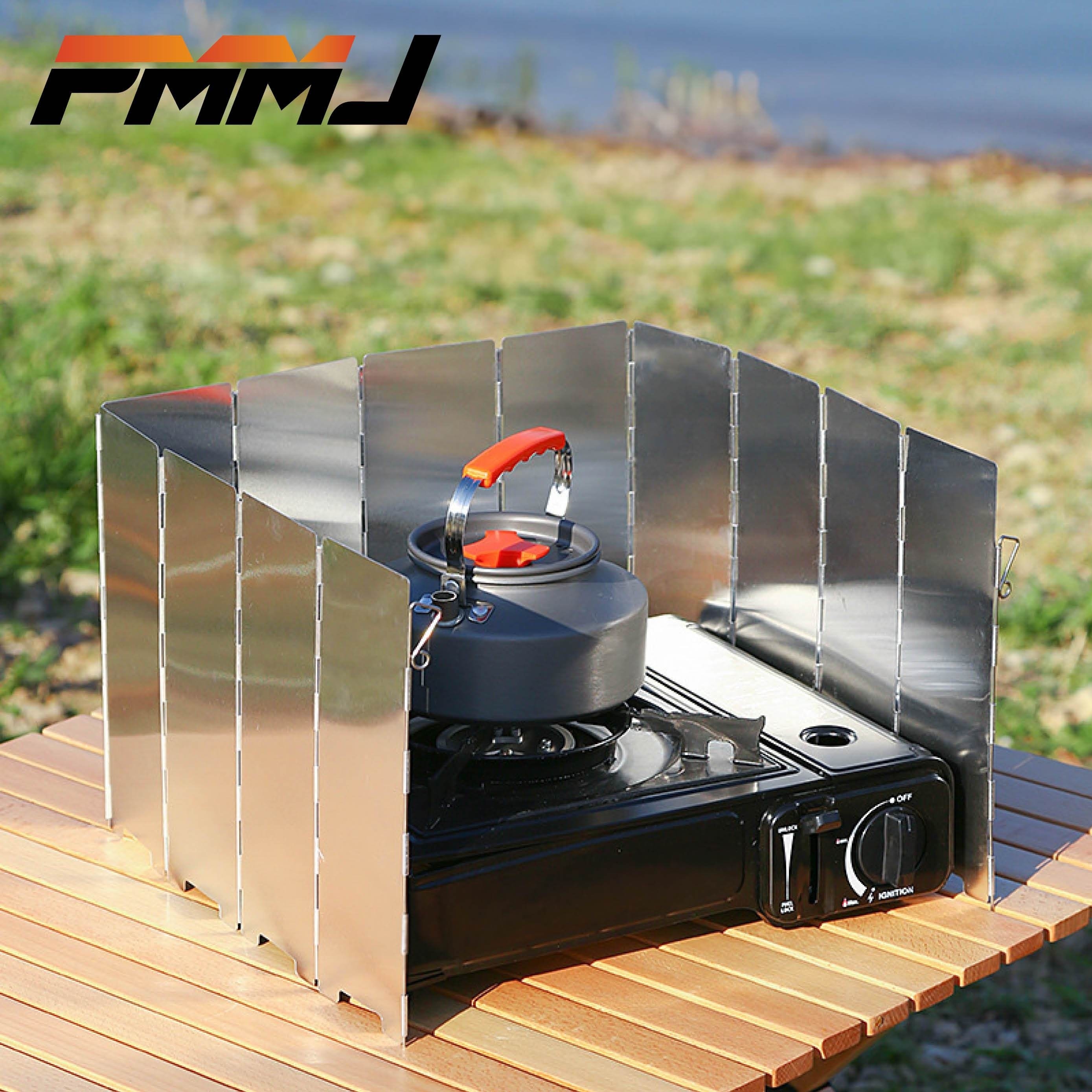 Large Stove Wind Shield Foldable Wind Deflector Lightweight