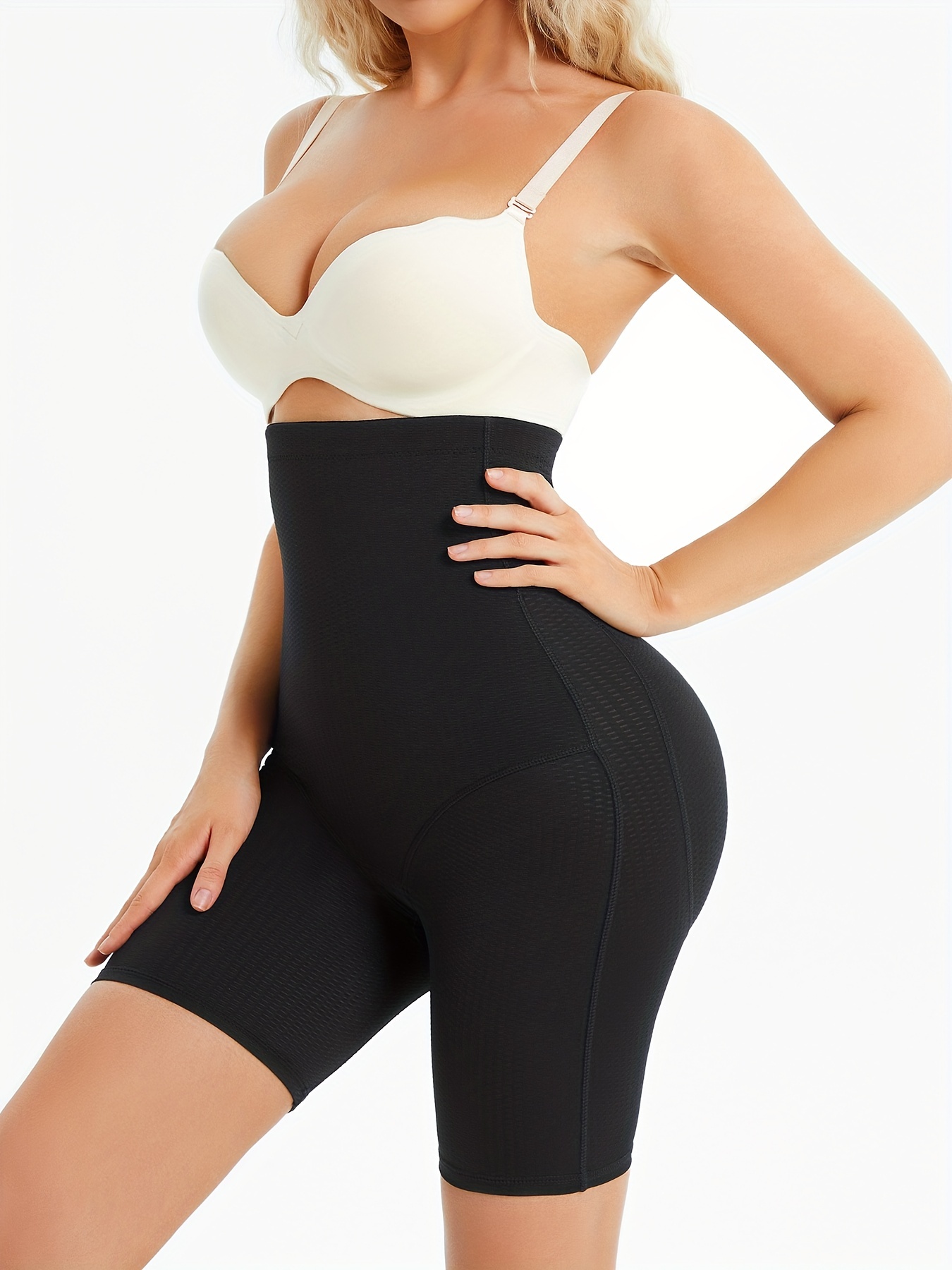 1pc Women's Breathable Tummy Control High Waisted Butt Lifting Shapewear  Underwear, Bottoms