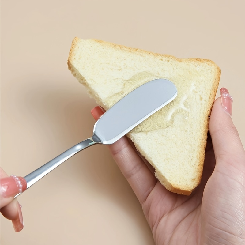 1pc Creative Dual-use Silicone Toast/bread Spreading Knife For Jam/butter,  Heat Resistant, Bendable Mixing Spoon, Can Opener, Multifunctional Kitchen  Tool