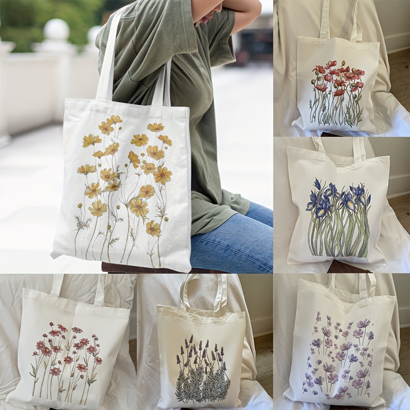  Sturdy Blank Canvas Tote Bags in Bulk - 12 Pack - Customizable  Canvas Bags Wholesale for Printing, Embroidery, Heat Transfer, Paint and  More! : Home & Kitchen