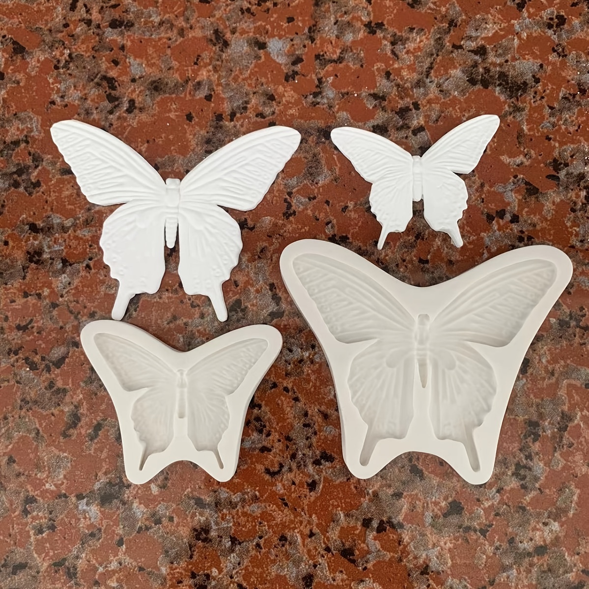 Large Medium And Small Butterfly Shaped Silicone Mold - Temu