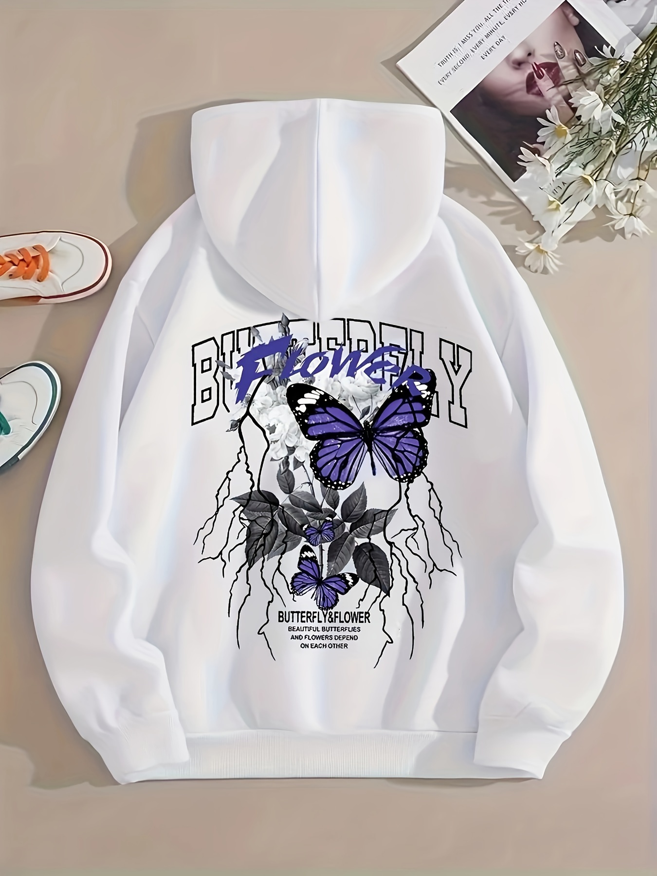 Hoodie with sale butterfly logo