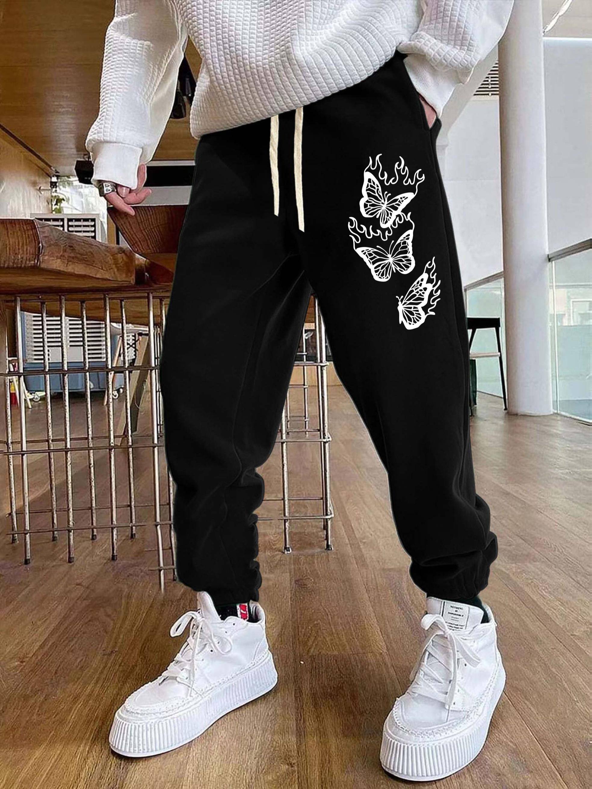 Butterfly sweatpants hot sale