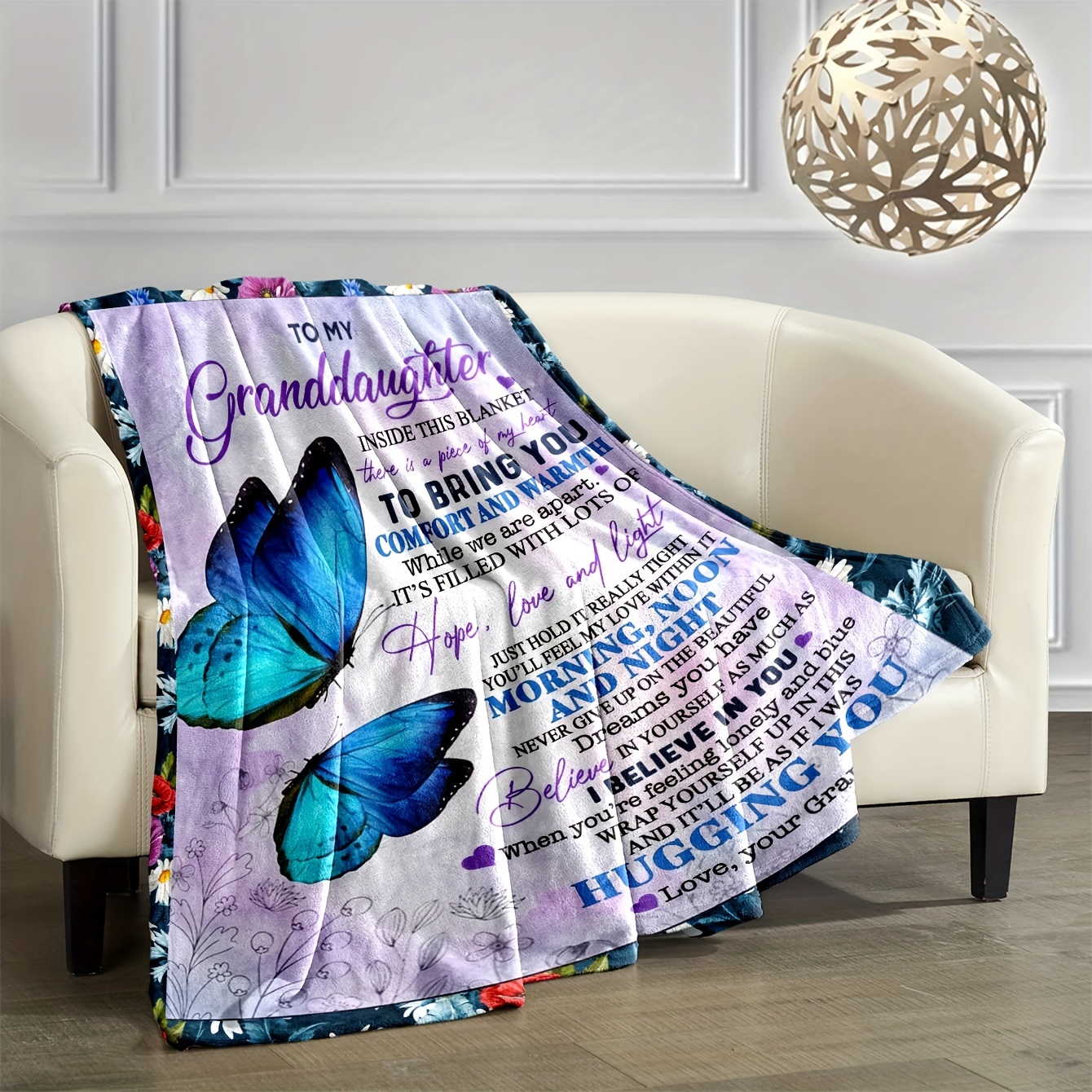 1pc Dandelion Printed Flannel Blanket Air Conditioning Decorative Throw  Blanket Office Nap Blanket Multi-purpose Blanket Small Blanket, Nap Blanket  Gi