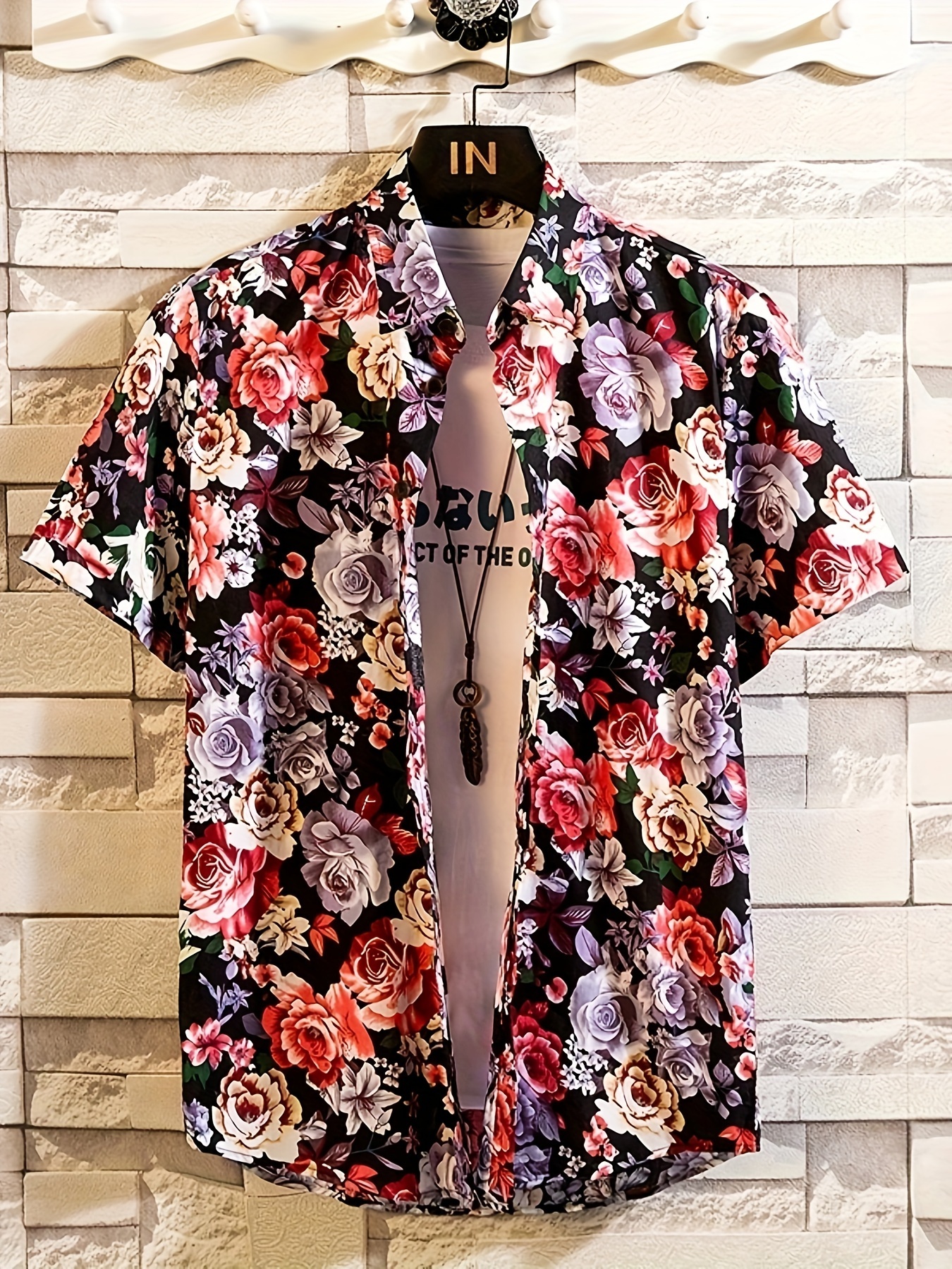 mens short sleeve holiday shirts