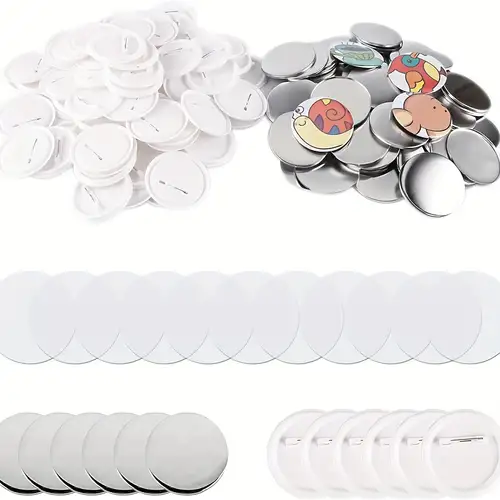 Sublimation Blank Button Wooden Badge Christmas Buttons Children's