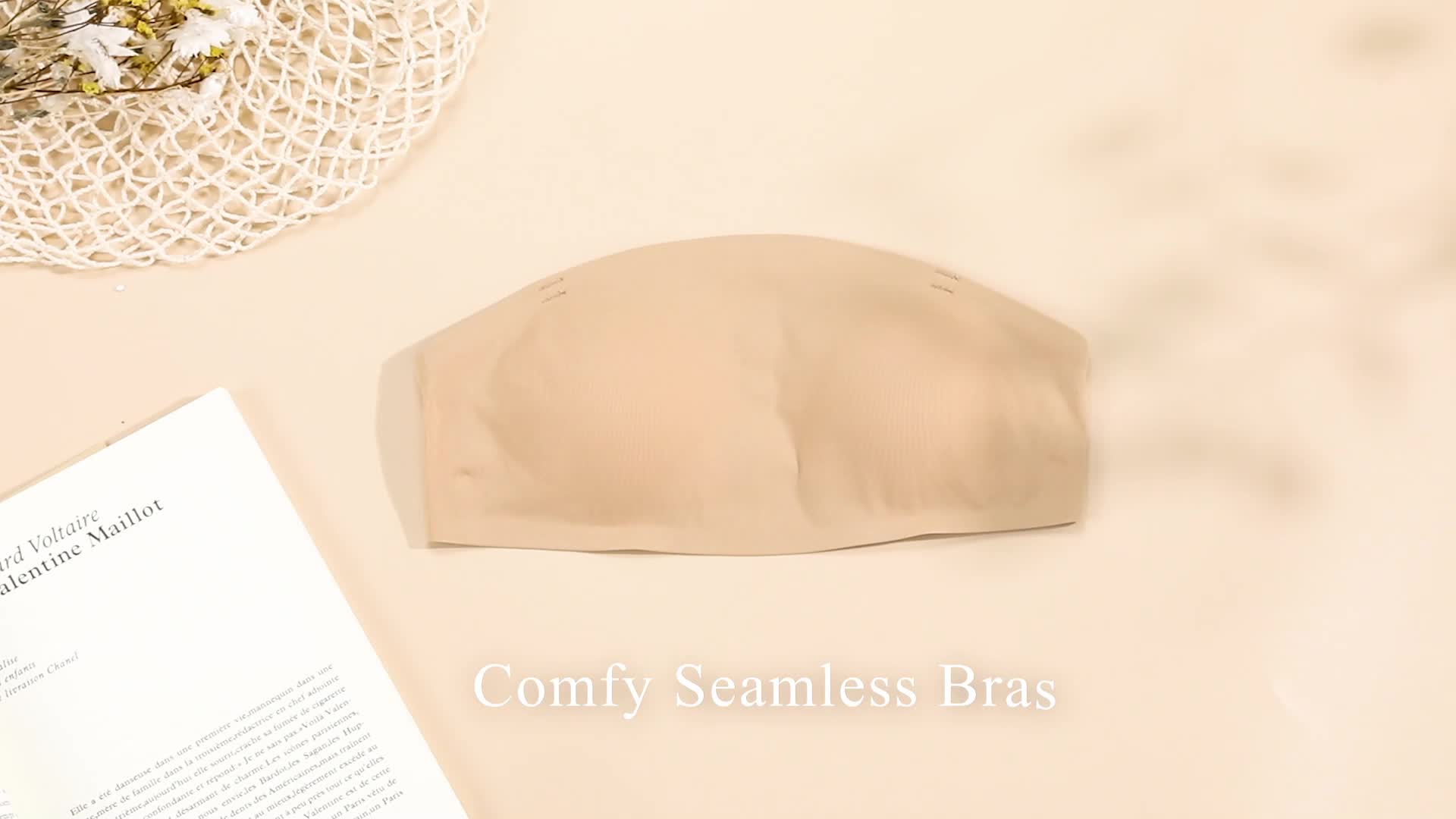 Simple Solid Strapless Bandeau Bra Strapless Wireless - Temu