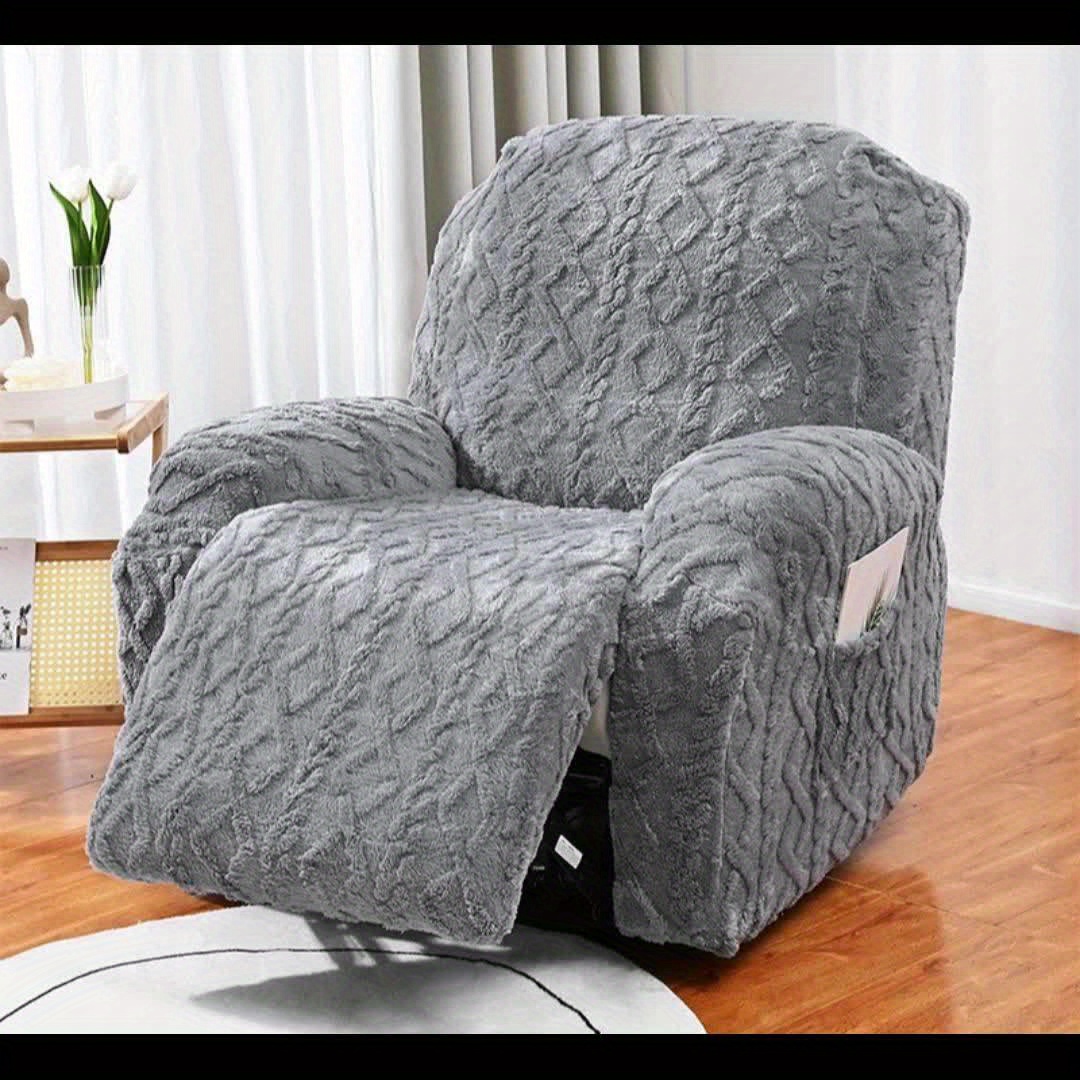 Jacquard Recliner Slipcover Recliner Chair Cover Furniture Temu