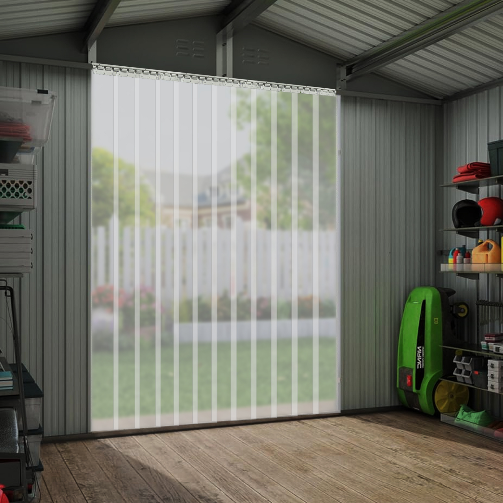 Plastic Strip Door Curtain Kit Winter Thickness Pvc Freezer Door Curtain Smooth Waterproof Hurricane Shutters Gate For Cooler Warehouse Garage