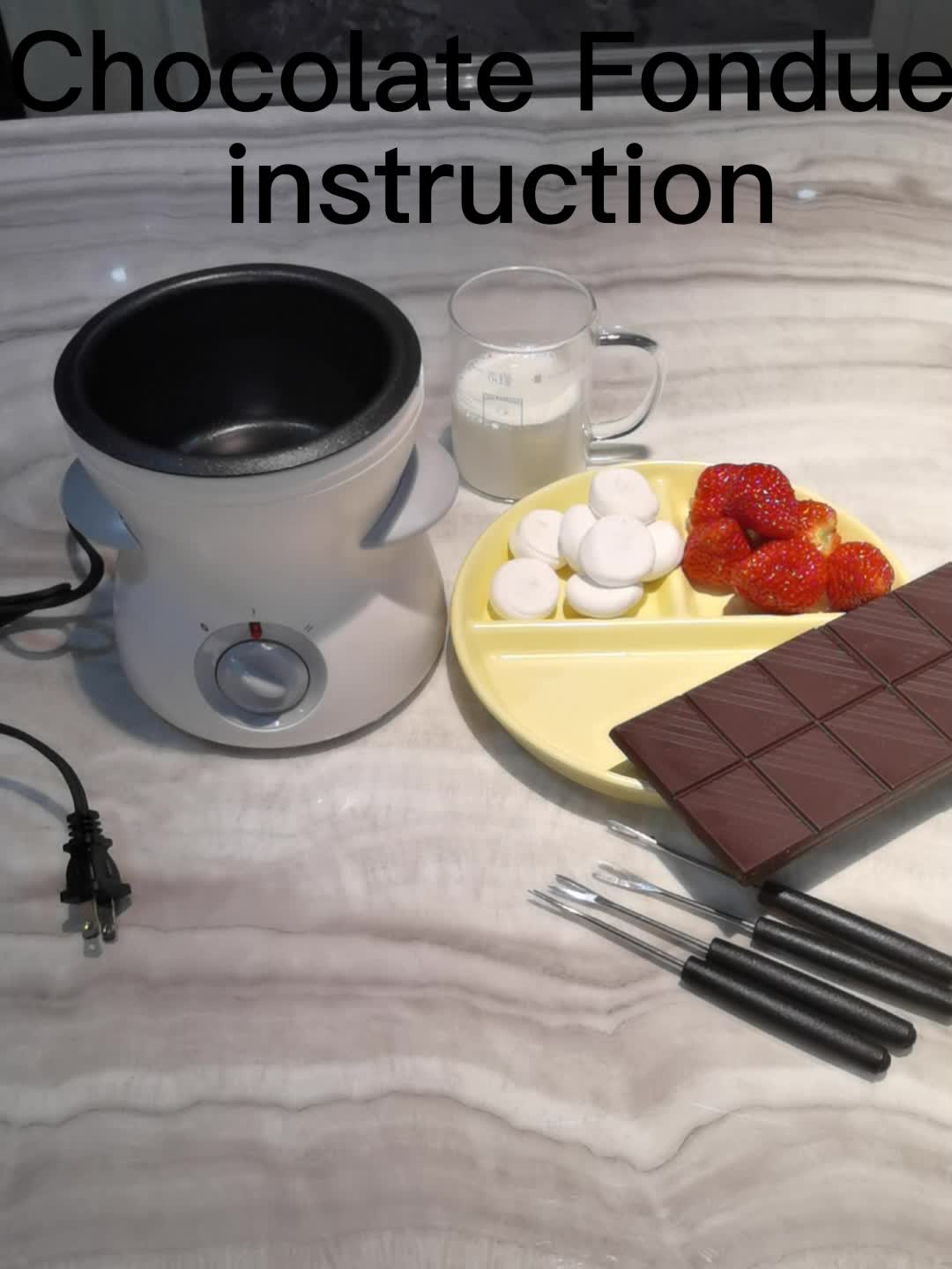 Jeanoko Olla eléctrica de chocolate para fundir fondue de chocolate con  doble olla herramienta de cocina, mini fondue para hacer dulces (amarillo)