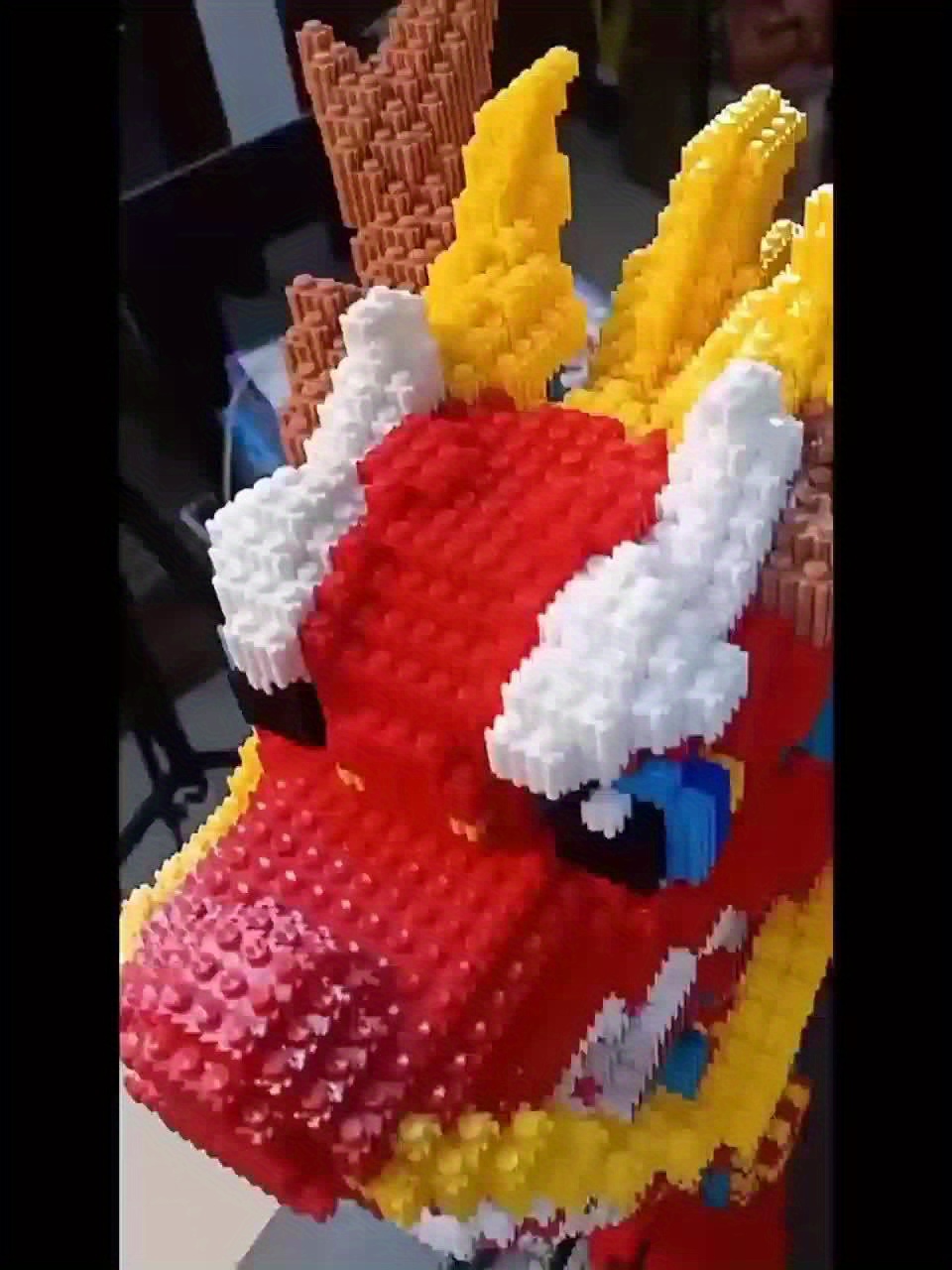 9500pcs Dragon Building Blocks Set Educational 3D Puzzle Ideal Holiday Gift