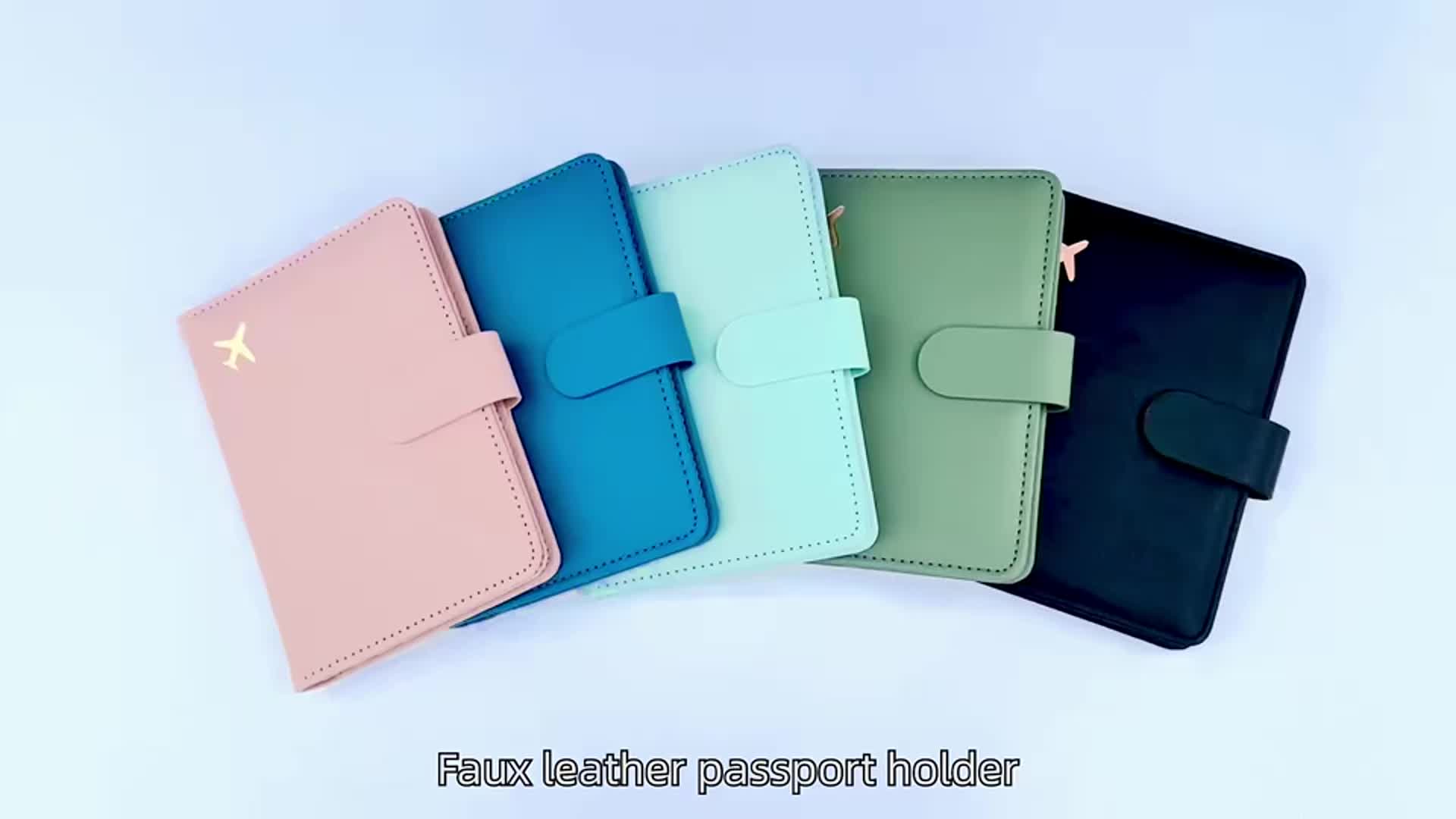 Passport Holder Card Slots,cute Passport Cover Waterproof Rfid Blocking  Travel Wallet - Temu Germany