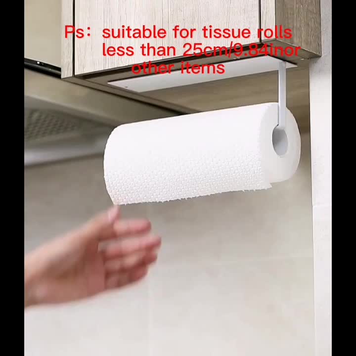 Paper Towel Holder Roll Holder Roll Paper Towel Rack Suction - Temu