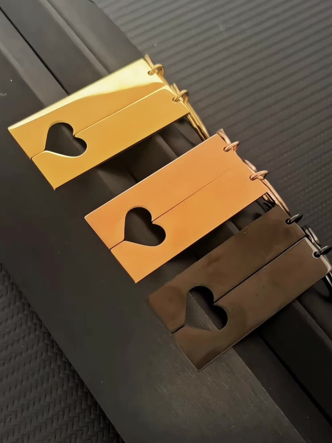 Custom Stainless Steel Initials Lock for Couples