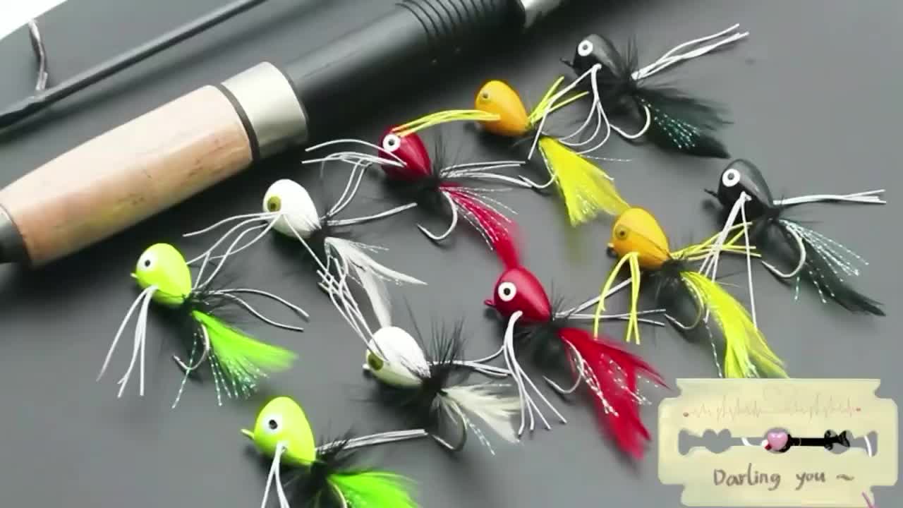 Topwater Fly Fishing Poppers Floating Dry Bugs Insect - Temu United Kingdom