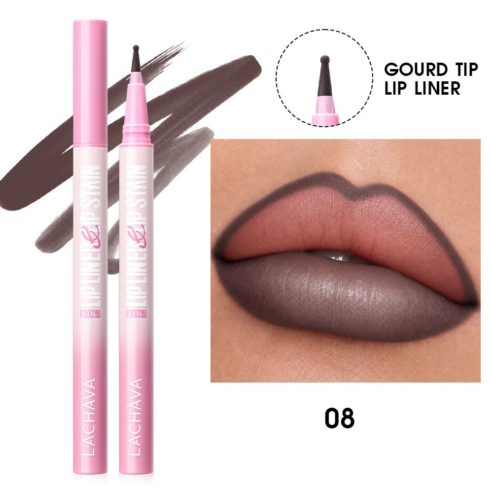 LACHAVA 2-In-1 Gourd Tip Liquid Makeup Brush Set