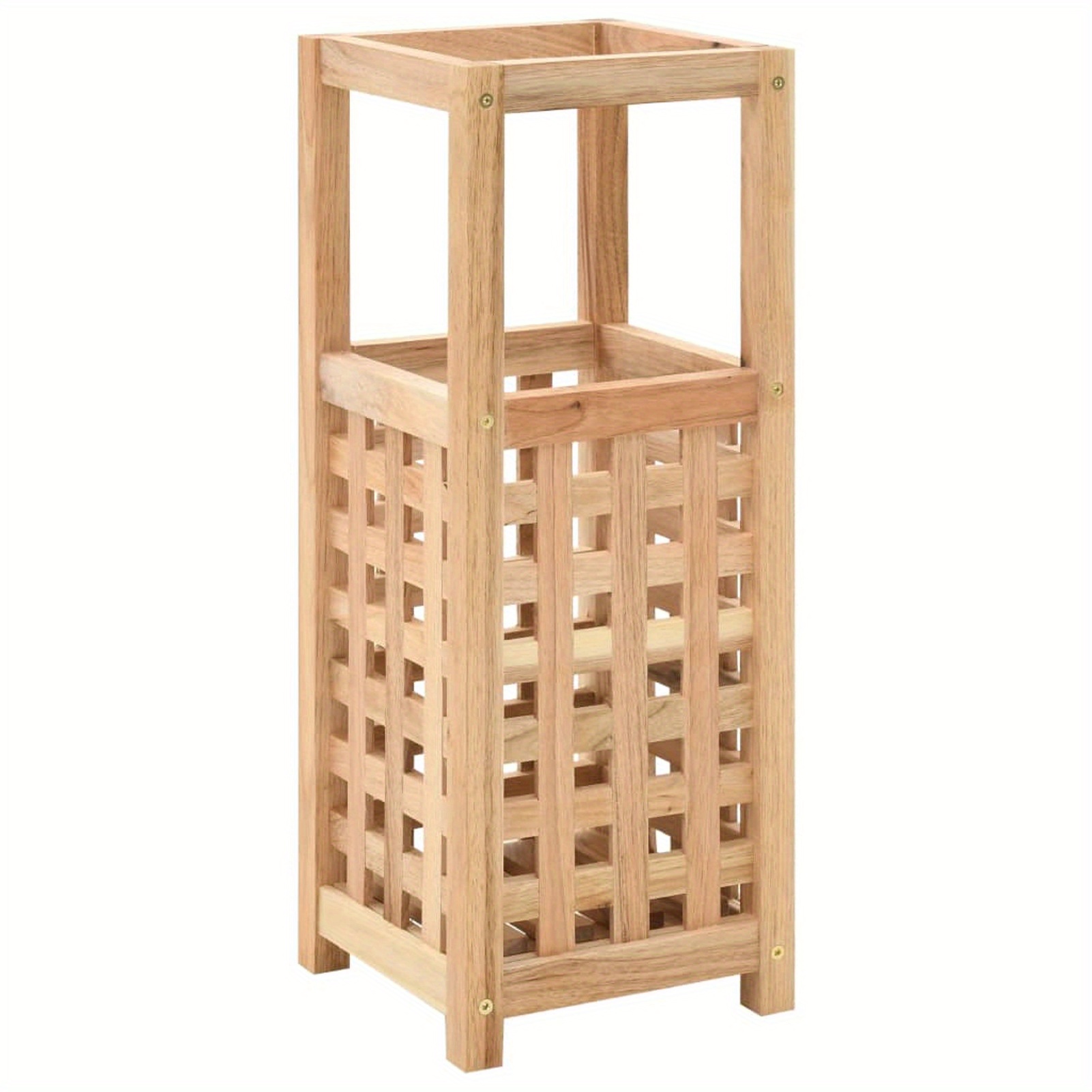 Umbrella Stand Solid Walnut Wood 18x18x50cm