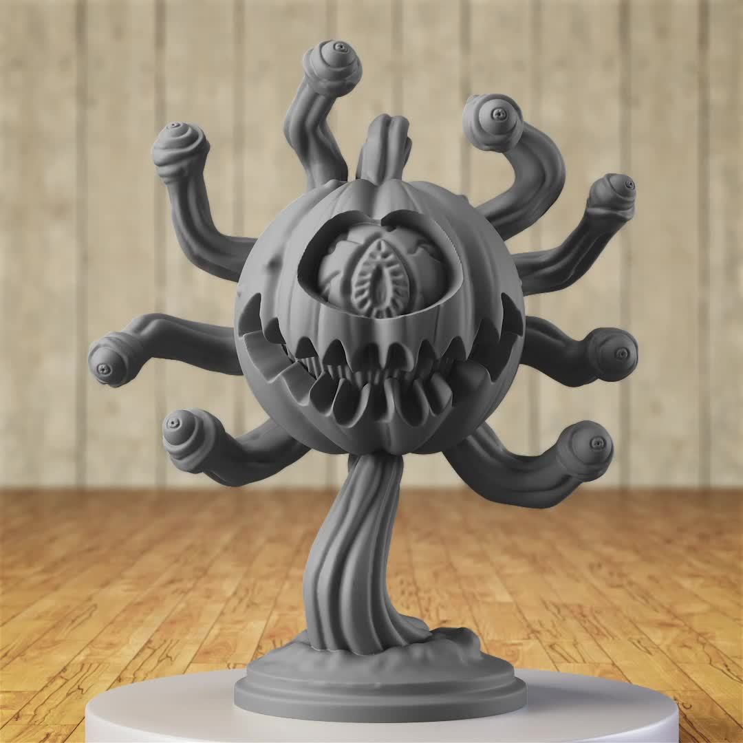 Halloween Pumpkin Beholder Miniatures Halloween Table Decor - Temu