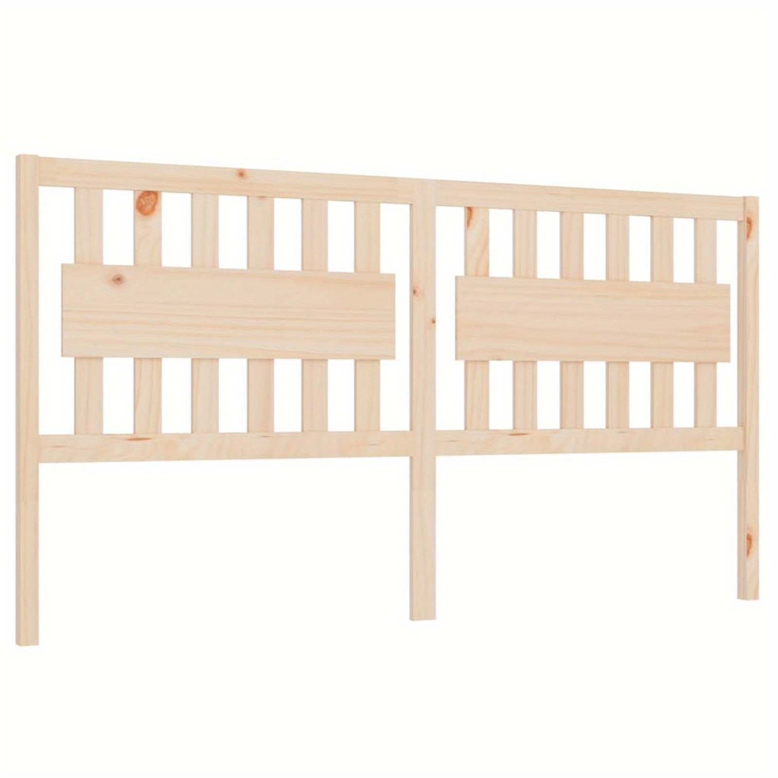 Bed Headboard 125.5x4x100 Cm Solid Wood Pine Wall Panel Headboard For Bed Frame, Bedframe