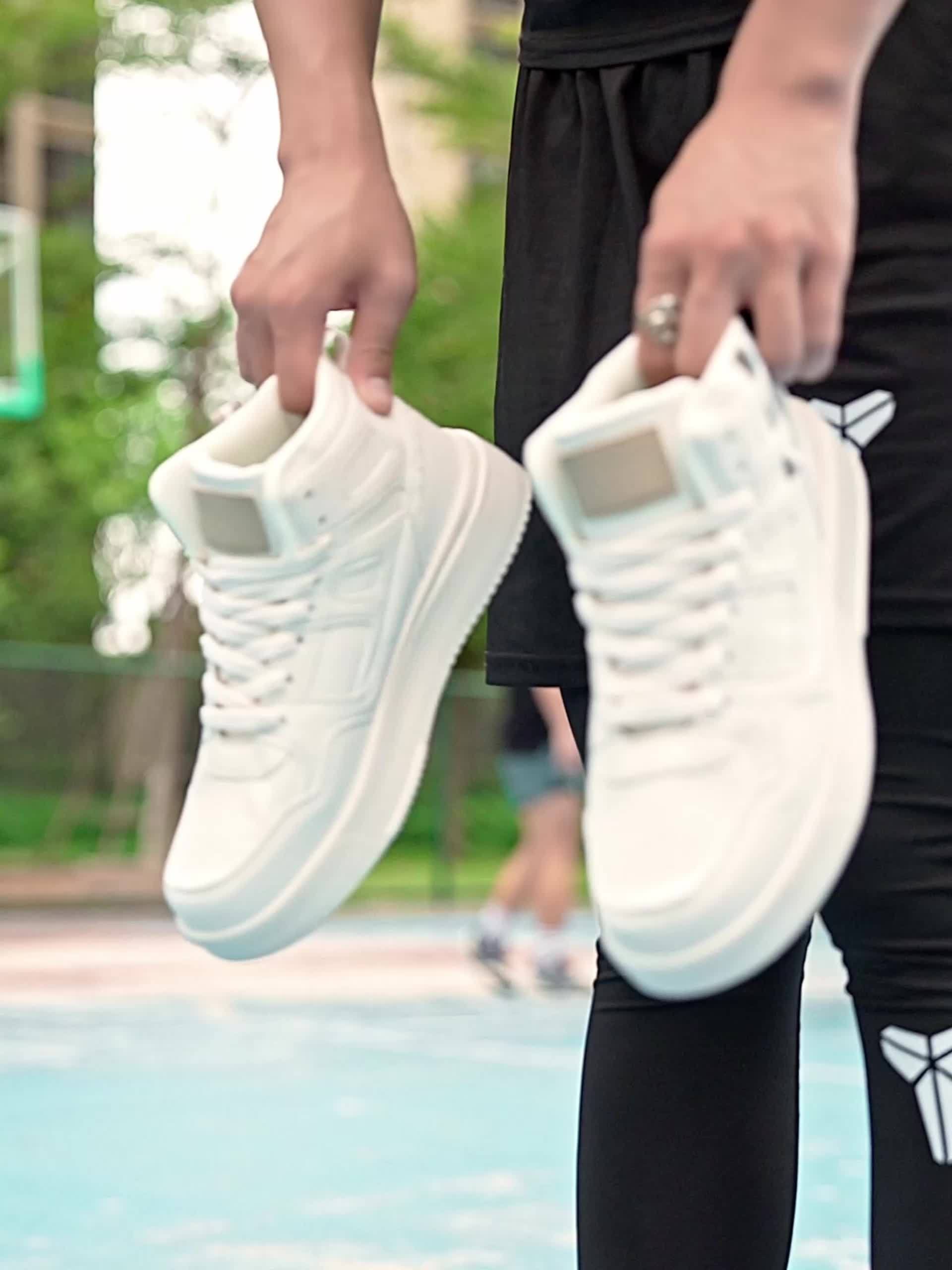 Zapatillas Altas para Hombre Nuevas - Cómodas, Ligeras y Elegantes con Parte Superior de PU, Suela MD, Plantilla EVA/Insole, Punta Redonda | Ideales para Senderismo, Running y Uso Casual | Costuras Modernas - Imagen 10