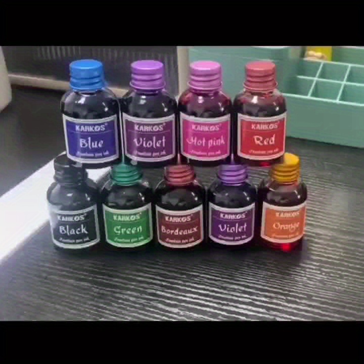 Ink For Calligraphy Colored Ink Fountain Pen Ink Green - Temu