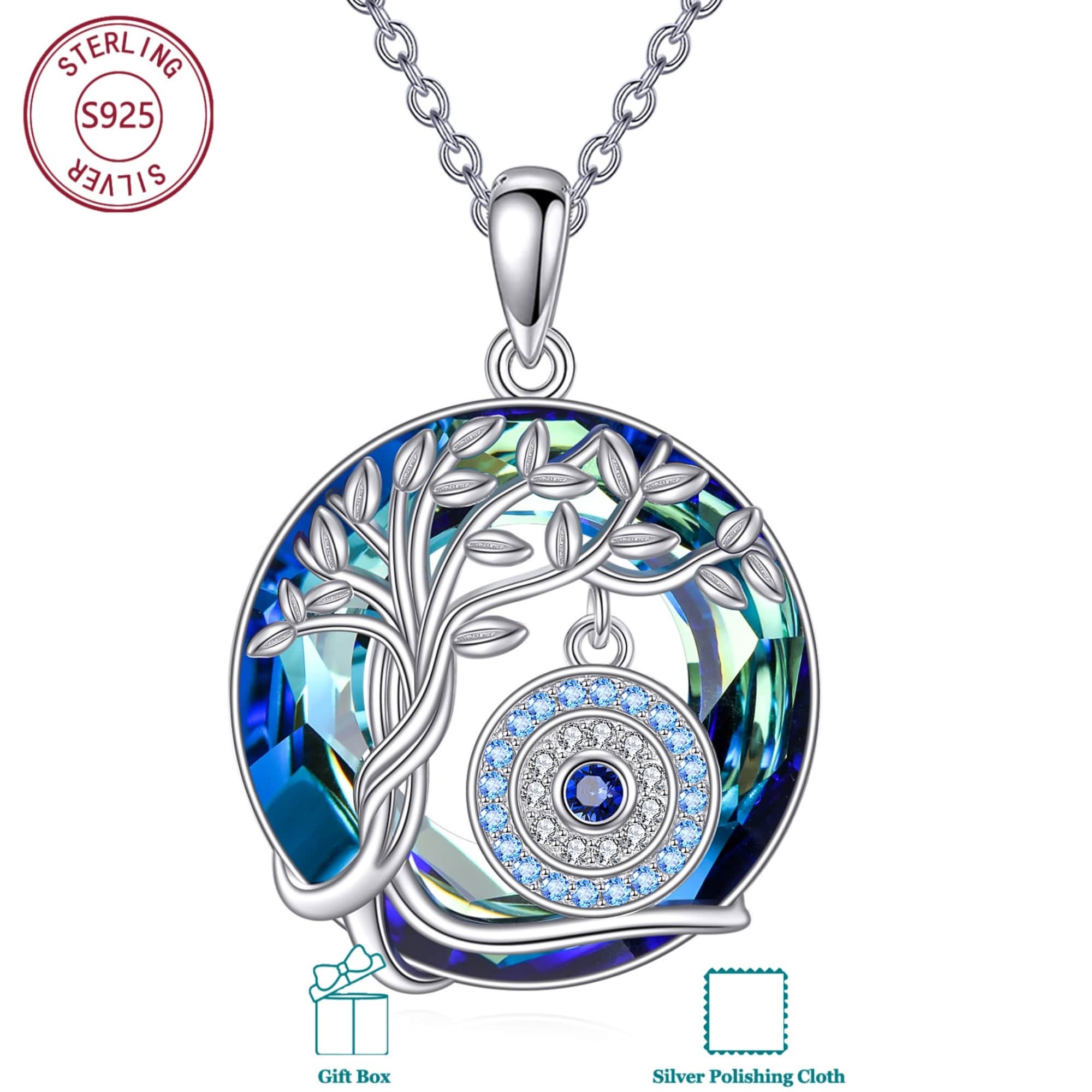 925 Sterling Silvery Evil Eye Nazar Pendant Necklace With Synthetic Zirconia, Turkish Traditional Evil Off Sparkling Theme Necklace, Bohemian Daily Talisman For Women