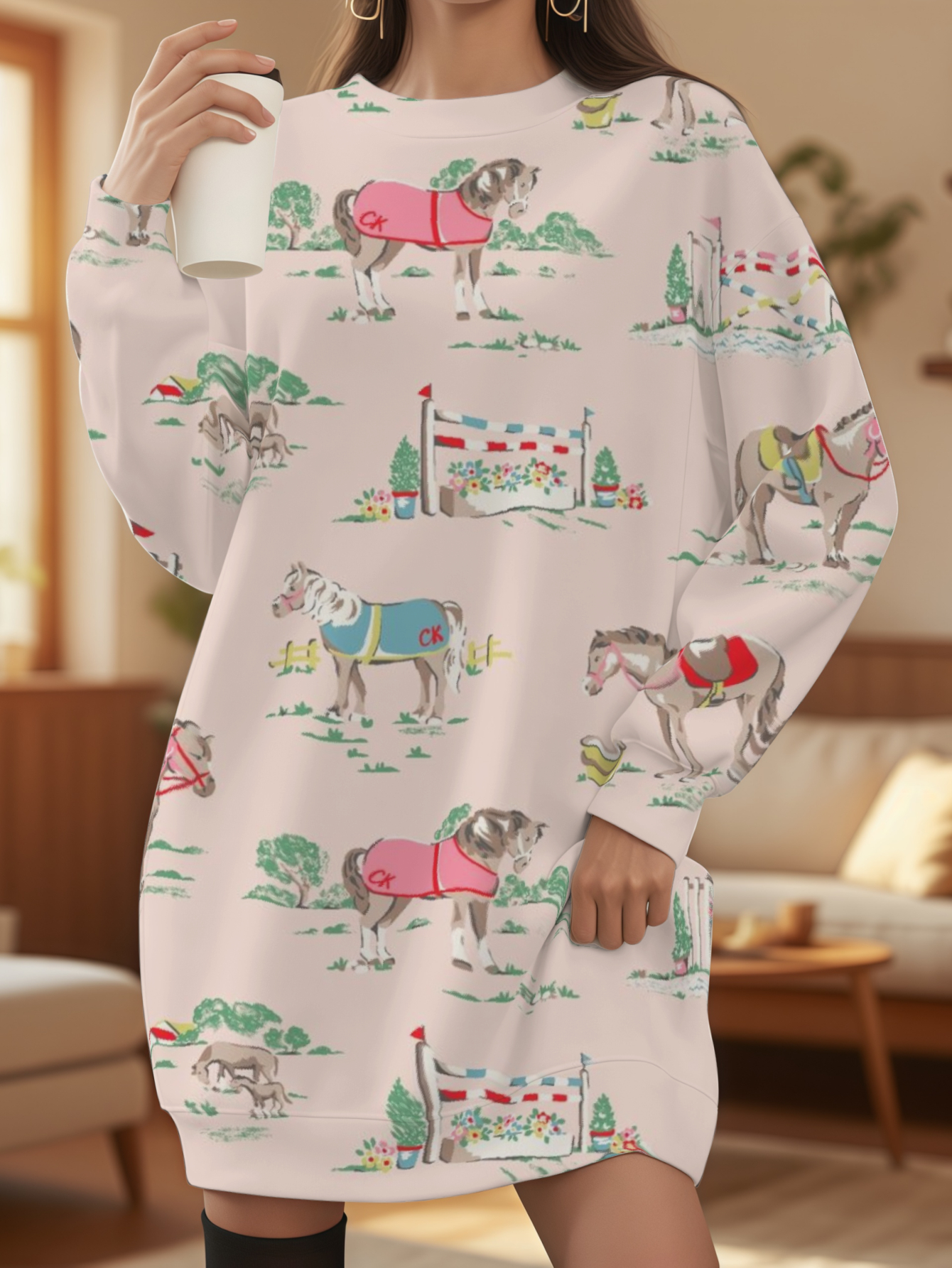 horse dress sold on Temu United States