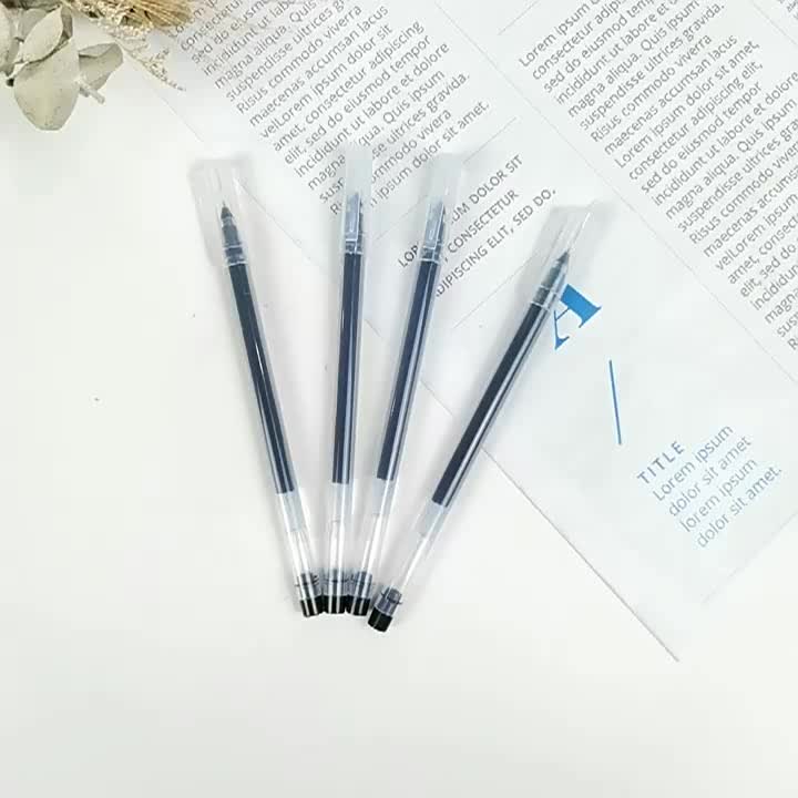 Gel Pen That Can Add Ink Transparent Signature Pen Student - Temu