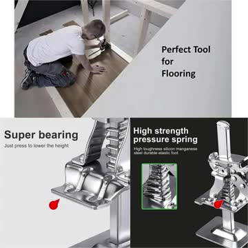Hand Lifting Tool Jack, Labor-Saving Arm Jack, Adjustable Height  0.19-3.94/7.87 inch, Door Panel Drywall Lifting Cabinet, Up to 330 lb,  Board Lifter
