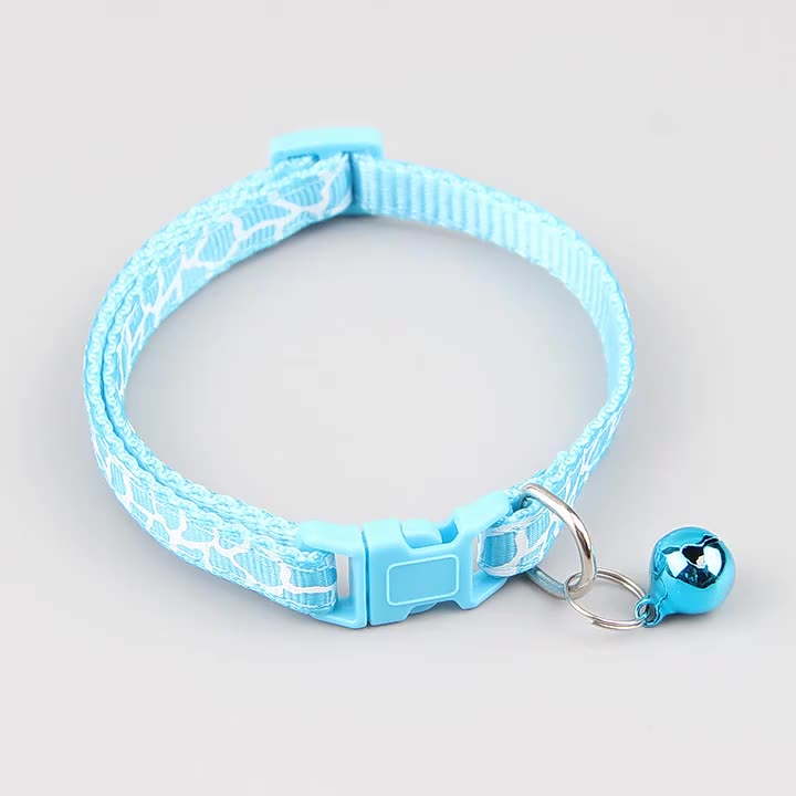 Adjustable Cat Collar with Optional Bell