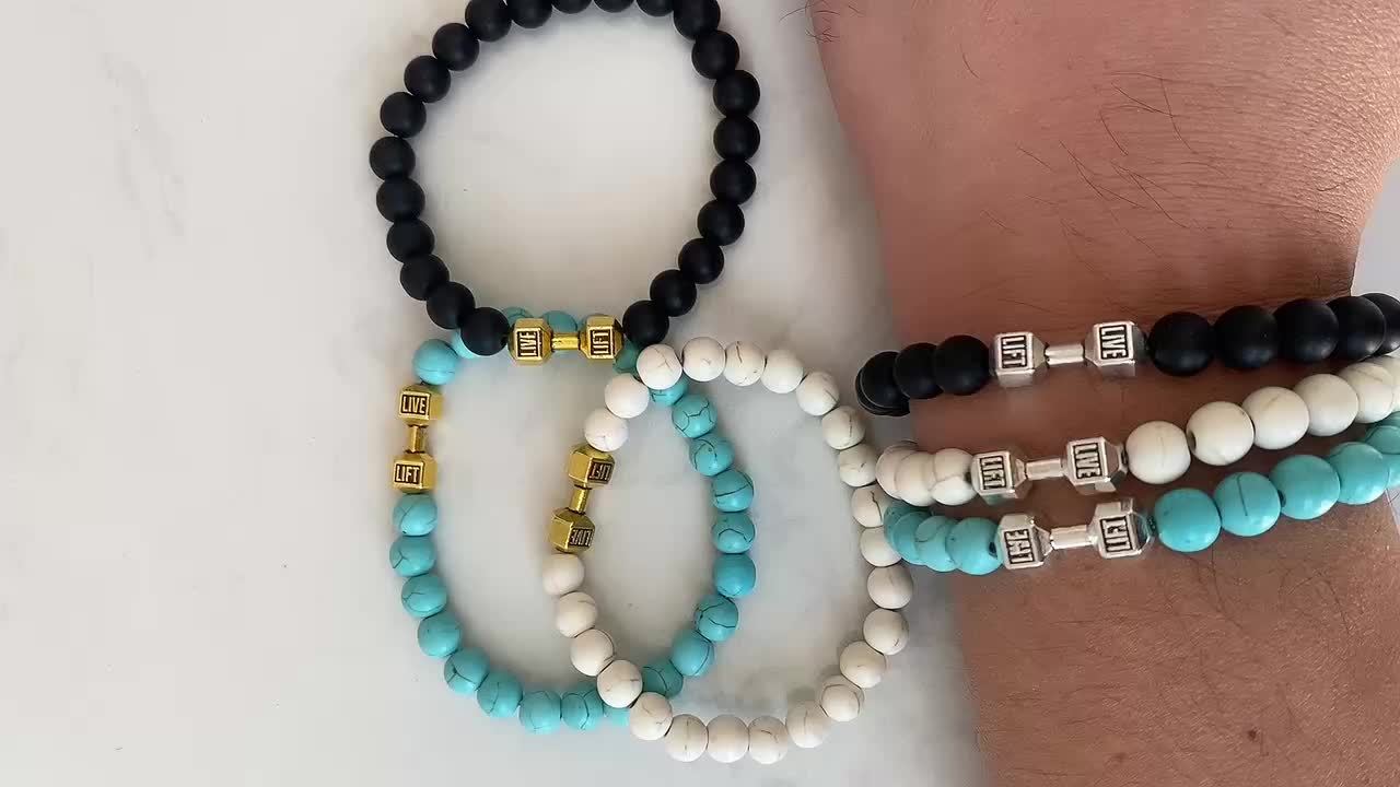 1pc Pulsera Cuerda Elástica Pesas Deportivas Hombres Pulsera - Temu Chile