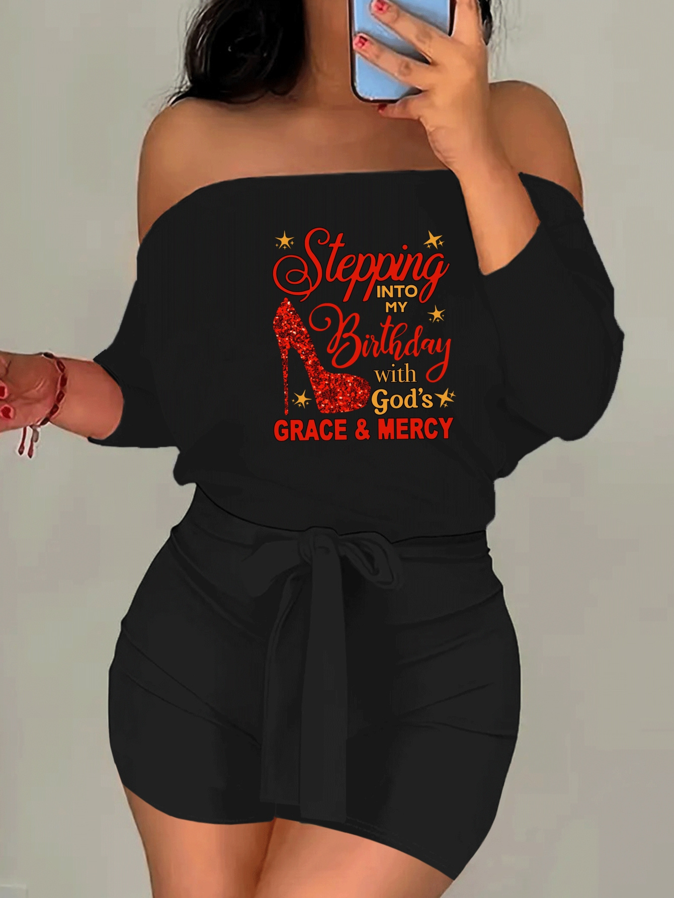 birthday dress sold on Temu United States