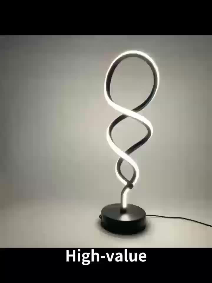 Cane Modern LED Desk Lamp with USB Three-Tone Dimming