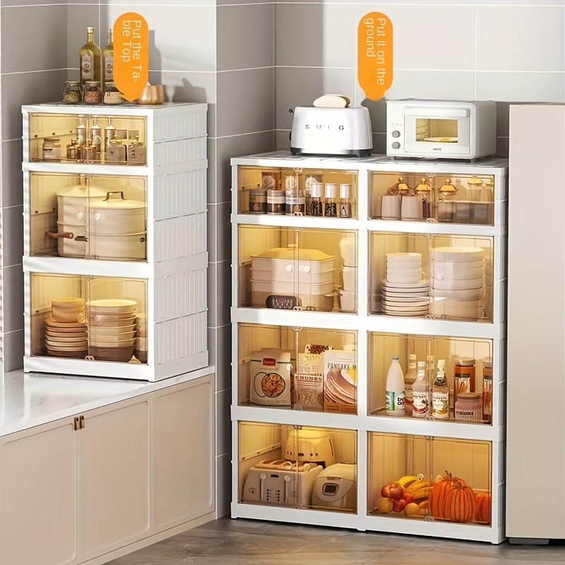 Multipurpose Corner Storage Box Corner Cabinet Snacks - Temu