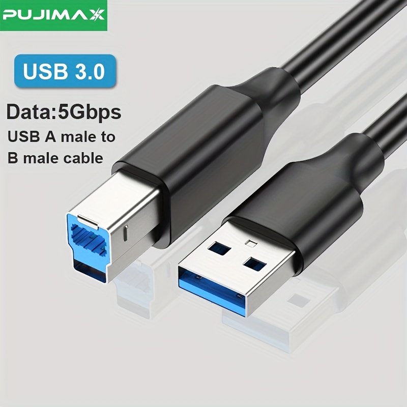 Cable Adaptador de 2m USB Tipo C a USB B USB 3.0 (5Gbps) - Cable de  Impresora USB C a USB Tipo B