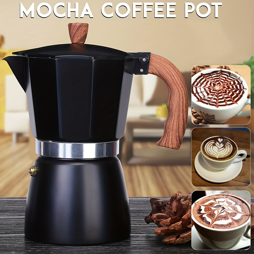 Classic Italian and Cuban Coffee Brewing Cafetera Six Cup Stovetop Espresso  and Coffee Maker Moka Pot - China Coffee Pot and Coffee Maker price