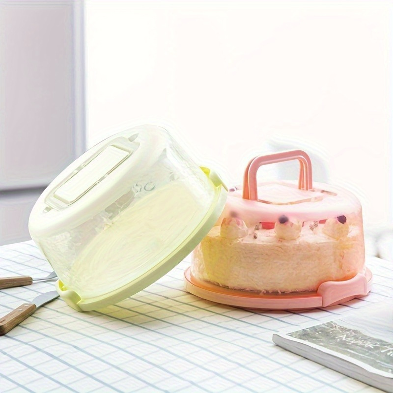 10-11 Plastic Disposable Cake Containers Carriers with Clear Dome