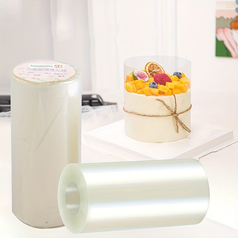 Cake Collars, Transparent Cake Acetate Sheets Kitchen Baking Tools for  Baking Decorate Shaker Cards Making(10cm X 10m)