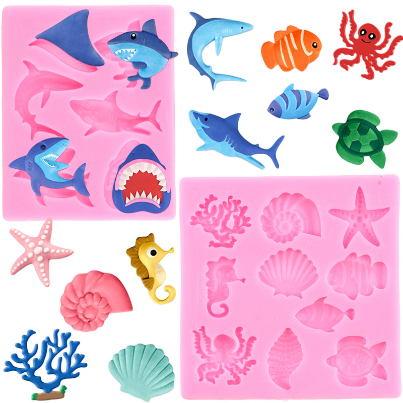 SEA CREATURE CANDIES SHEET MOLD