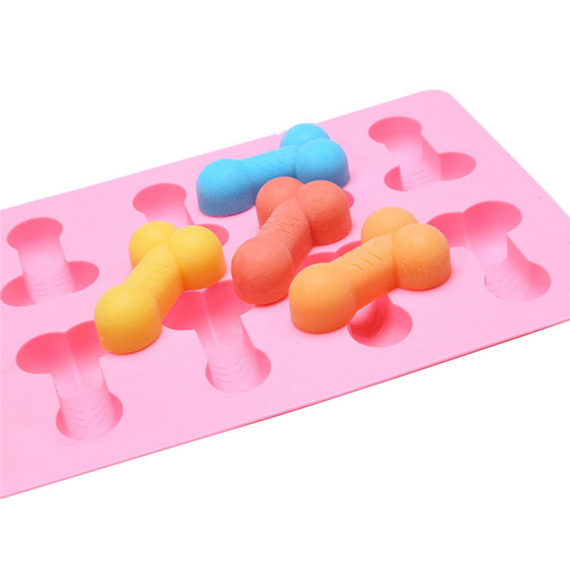 Penis Shaped Cake Mold Big Red Dick Silicone Soap Fondant Mold Birthday  Party Spoof Home Decoration Baking Accessories - AliExpress