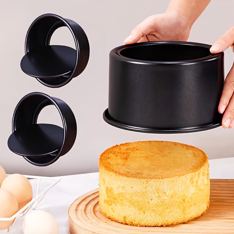 CHEFMADE 4PCS Mini Pan Set, 4-Inch Non-Stick Tube Pans Kugelhopf Mold Cake  Pan for Oven Baking (Champagne Gold)