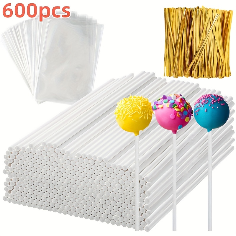 3.5 89MM PAPER LOLLIPOP STICKS OVEN SAFE FOR CAKE POPS LOLLIES MOULDS  CRAFTS