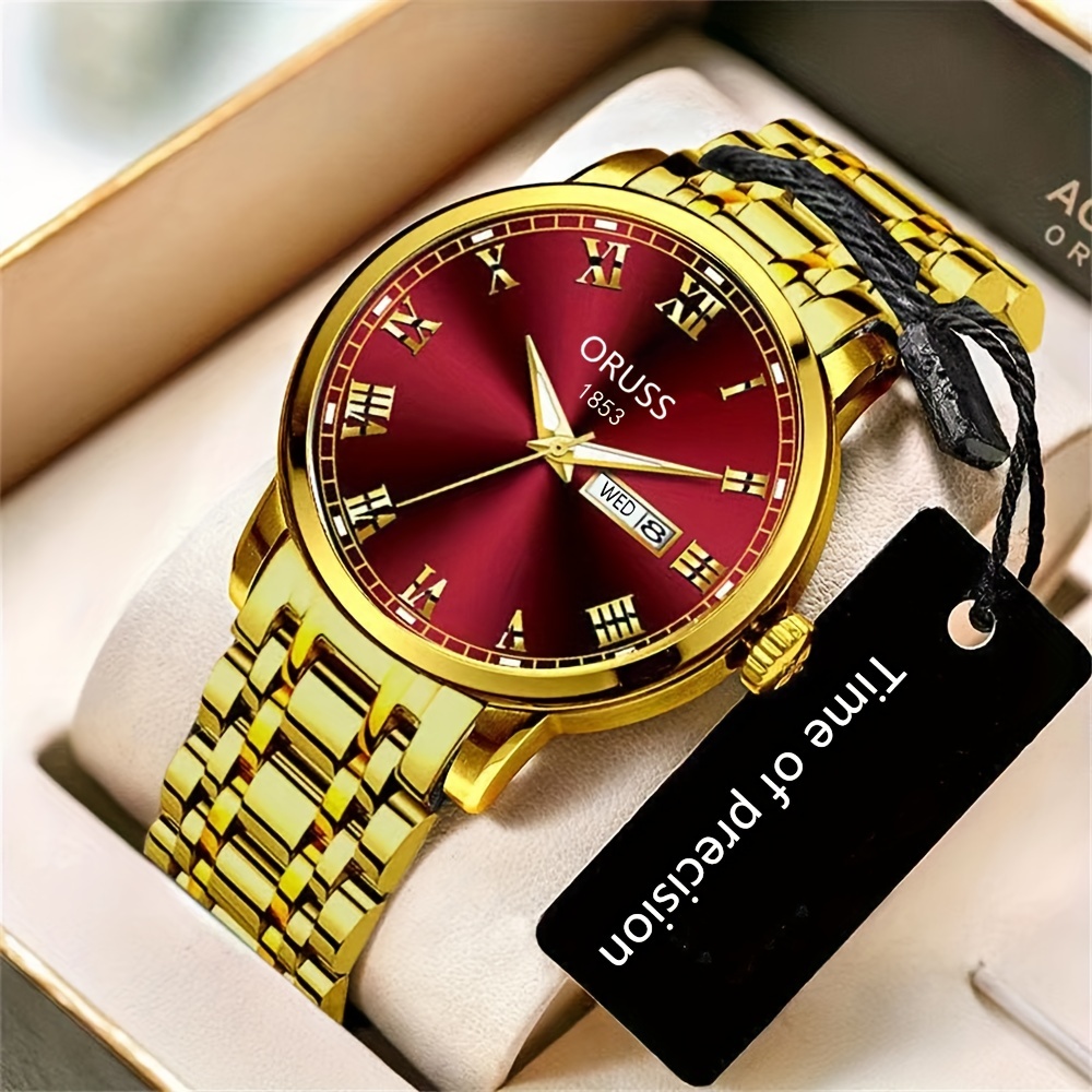  Titan Reloj Karishma con esfera analógica dorado para hombre,  Oro, Moderno : Ropa, Zapatos y Joyería